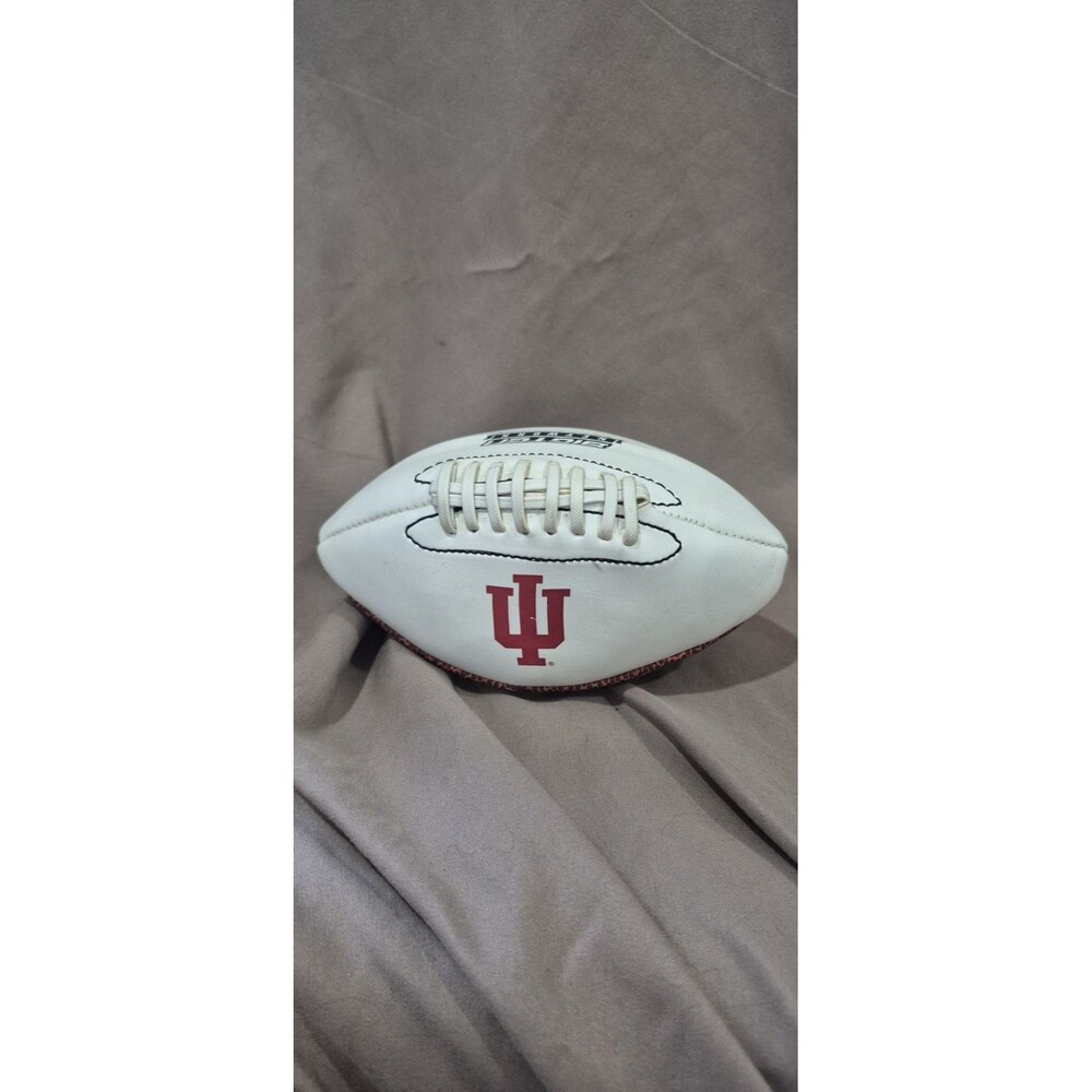 Indiana Hoosiers Mini Autograph Football 6.5" No Signatures Big Ten Network EUC